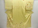 槍梅に蝶模様刺繍訪問着【中古】【着】 宗sou