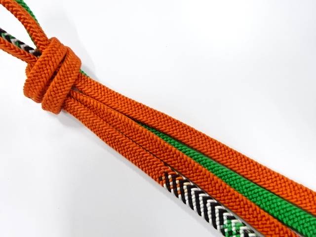 正絹　手組帯締め【中古】【着】 宗sou