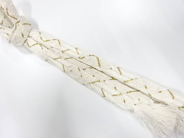 正絹　手組帯締め【中古】【着】 宗sou(4)