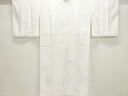 雲取りに花模様織出し単衣長襦袢【中古】【着】 宗sou