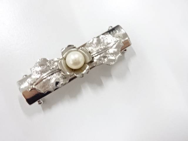 パール 帯留め【アンティーク】【中古】【着】 宗sou