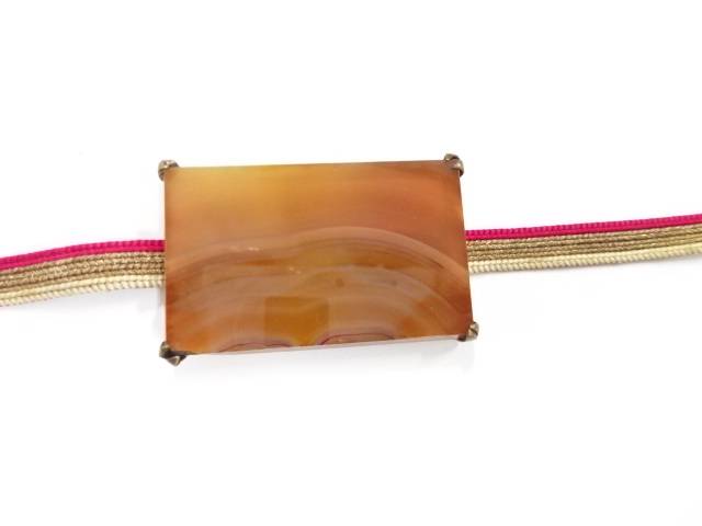 瑪瑙　帯留め【アンティーク】【中古】【着】 宗sou