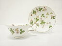 WEDGWOOD ウェッジウッド ワイルドストロベリー ティーカップ&ソーサー【中古】【道】 宗sou