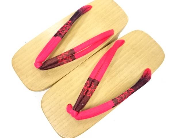 漆塗り 桐下駄(22.5センチ)【中古】【着】 宗sou