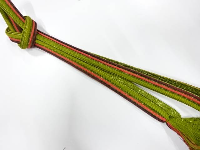 正絹　手組帯締め【中古】【着】 宗sou