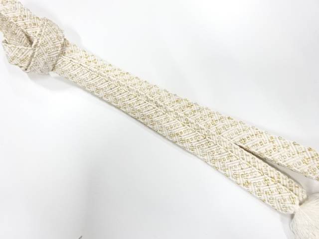 正絹　手組帯締め【中古】【着】 宗sou