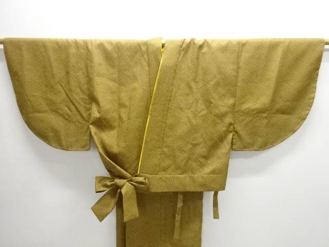 のり散らし模様二部式小紋着物【中古】【着】 宗sou