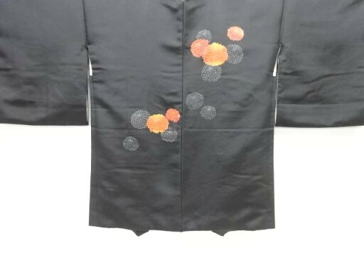 菊模様一つ紋絵羽織【中古】【着】 宗sou 菊模様一つ紋絵羽織【中古】【着】 宗sou
