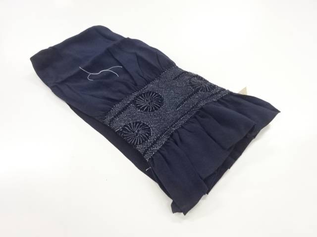 未使用品 絞り唐松模様男物兵児帯【着】 宗sou