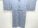 鹿に菊楓模様単衣長襦袢【中古】【着】 宗sou