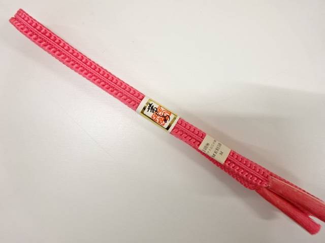 未使用品 正絹 手組み帯締め(サービス品)【リサイクル】【着】 宗sou