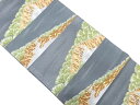 川に樹木模様織り出し袋帯【中古】【着】 宗sou