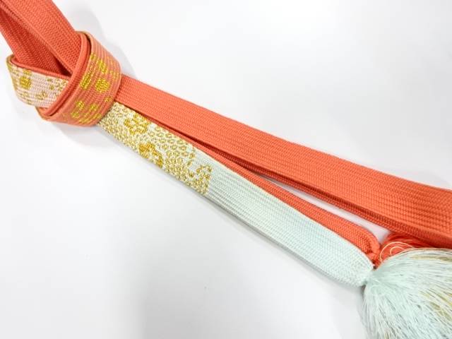 正絹　手組帯締め【中古】【着】 宗sou