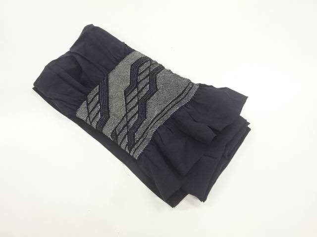 正絹 絞り幾何学模様男物兵児帯【中古】【着】 宗sou