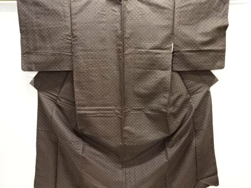 絣柄織り出し手織り紬着物【大正ロマン】【中古】【着】 宗sou【Pnt】 絣柄織り出し手織り紬着物【大正ロマン】【中古】【着】 宗sou【Pnt】
