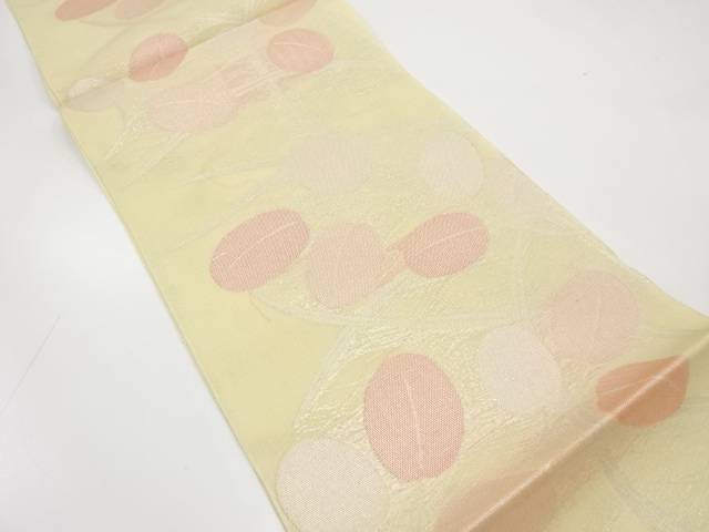 正絹 紗 萩模様織り出し 夏用袋帯【中古】【着】 宗sou