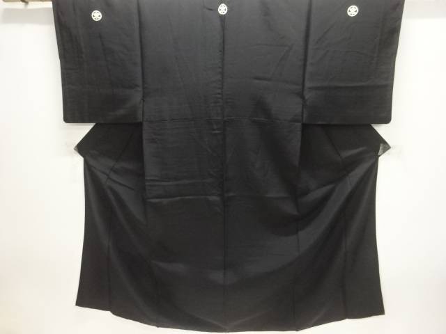 紋付羽二重男物着物【中古】【着】 宗sou