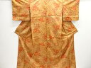 裂取りに花更紗模様小紋着物【中古】【着】 宗sou