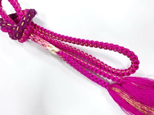 正絹 手組帯締め【中古】【着】 宗sou 正絹 手組帯締め【中古】【着】 宗sou