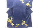 葡萄模様刺繍一つ紋訪問着【中古】【着】 宗sou