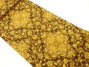 本場筑前博多華紋に花唐草模様織出し袋帯【中古】【着】 宗sou