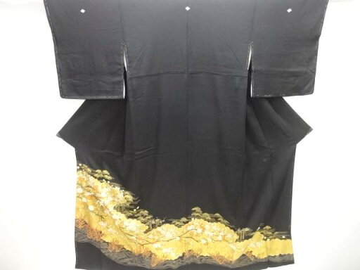 枝梅模様留袖(比翼付き)【中古】【着】 宗sou 枝梅模様留袖(比翼付き)【中古】【着】 宗sou