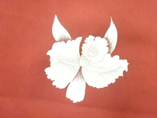 塩瀬菖蒲模様刺繍名古屋帯【アンティーク】【中古】【着】 宗sou 塩瀬菖蒲模様刺繍名古屋帯【アンティーク】【中古】【着】 宗sou