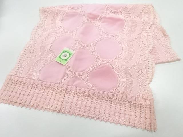 ビロードレース花模様ショール【リサイクル】【中古】【着】 宗sou