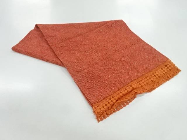 織り柄ショール【中古】【着】 宗sou