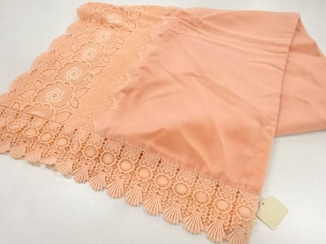 ビロードレース花模様ショール【中古】【着】 宗sou