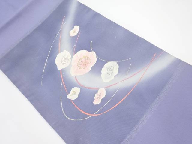 梅模様織り出し名古屋帯【リサイクル】【中古】【着】 宗sou