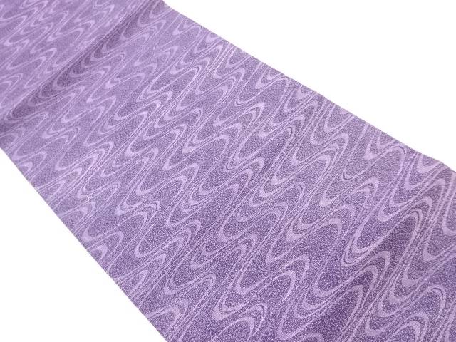 流水模様開き名古屋帯（額縁仕立て）【中古】【着】 宗sou