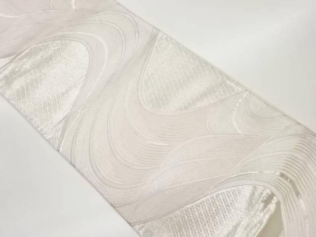 流水模様織出し袋帯【中古】【着】 宗sou