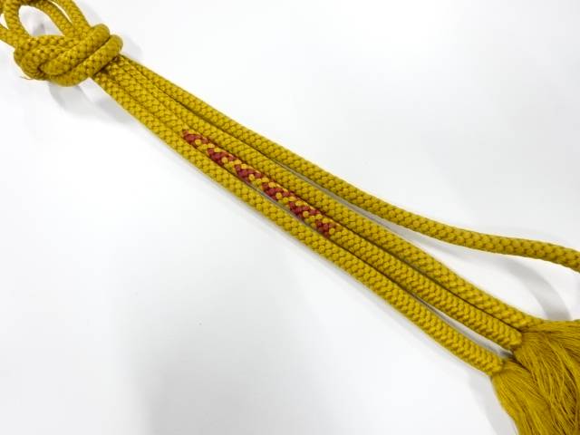 正絹　手組帯締め【中古】【着】 宗sou(4)
