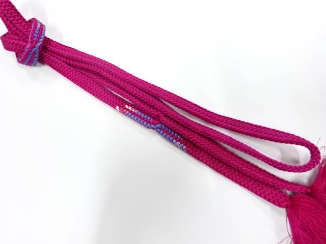 正絹　手組帯締め【中古】【着】 宗sou