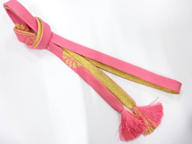 正絹　手組帯締め【中古】【着】 宗sou