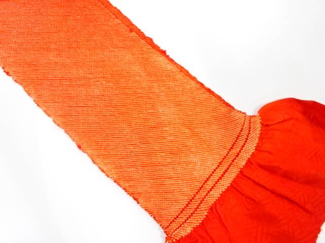 正絹　振袖用　絞り　帯揚げ【中古】【着】 宗sou