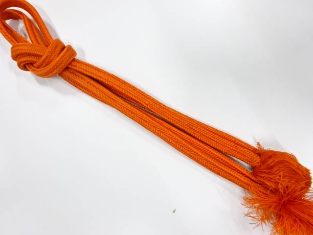 正絹　無形文化財　道明製　手組帯締め【中古】【着】 宗sou