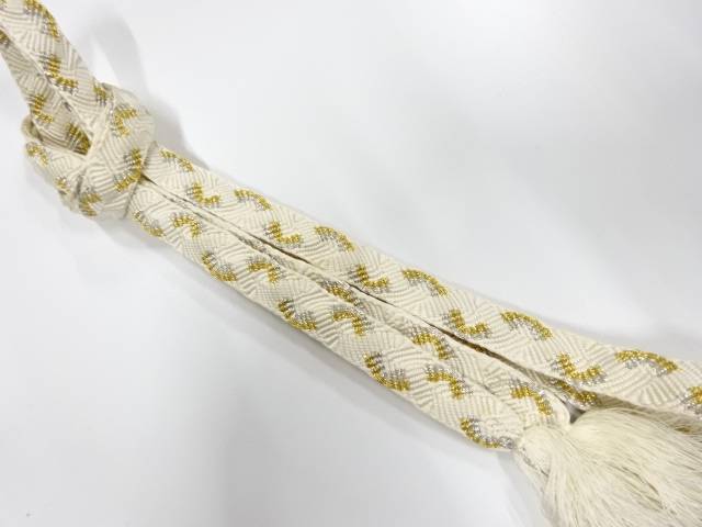 正絹　手組帯締め【中古】【着】 宗sou