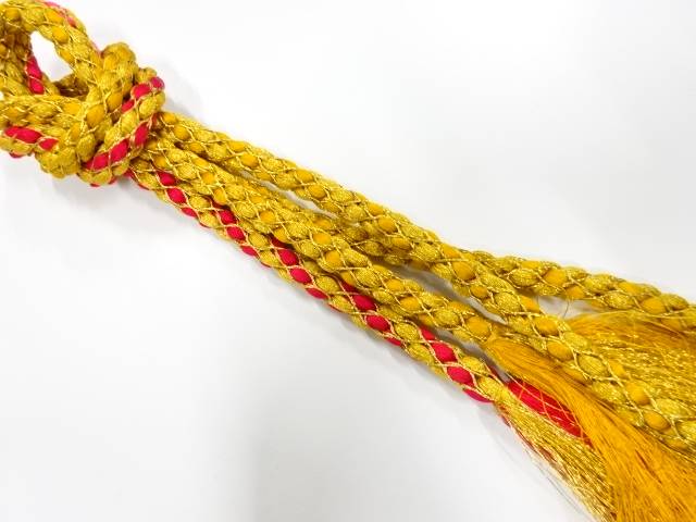 正絹　手組帯締め【中古】【着】 宗sou