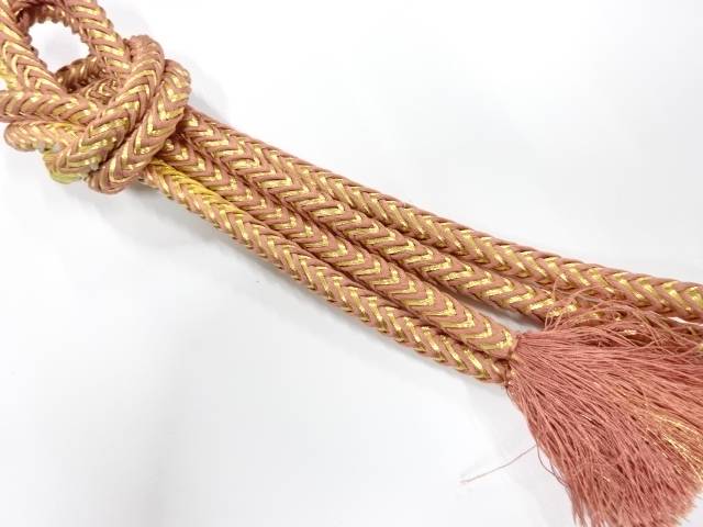 正絹　手組帯締め【中古】【着】 宗sou