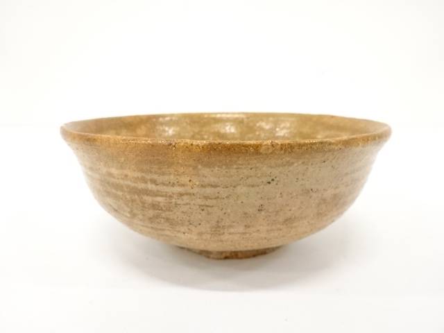 作家物　彫刷毛目　茶碗【中古】【道】 宗sou