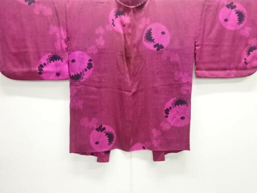 錦紗菊に蔦の葉模様羽織【アンティーク】【中古】【着】 宗sou 錦紗菊に蔦の葉模様羽織【アンティーク】【中古】【着】 宗sou