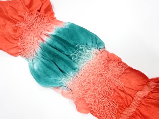 正絹　絞り　帯揚げ【中古】【着】 宗sou