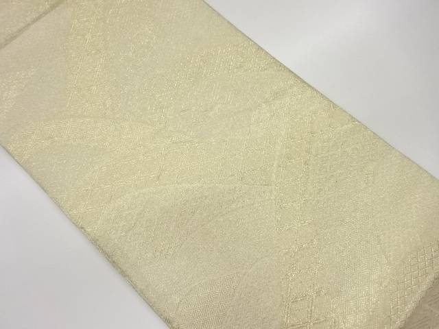 佐賀錦菱模様織出しリバーシブル全通袋帯【中古】【着】 宗sou