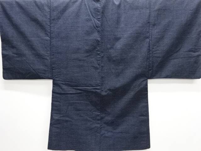 木綿本場久留米絣　亀甲絣男物羽織【アンティーク】【中古】【着】 宗sou(4)