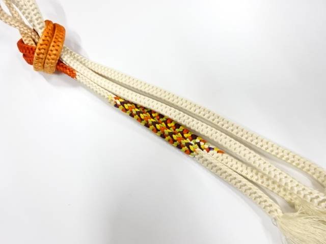 正絹　手組帯締め【中古】【着】 宗sou