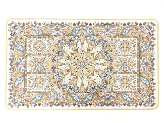 岡重　OKAJIMA　洗える滑り止め付き　玄関マット（ベージュ）【新品】【着】 宗sou