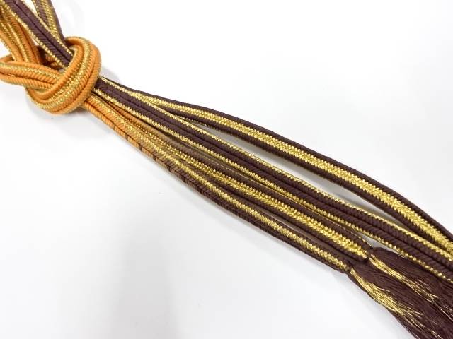 正絹　手組帯締め【中古】【着】 宗sou