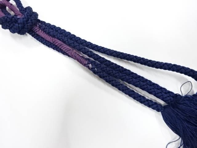 正絹　手組帯締め【中古】【着】 宗sou